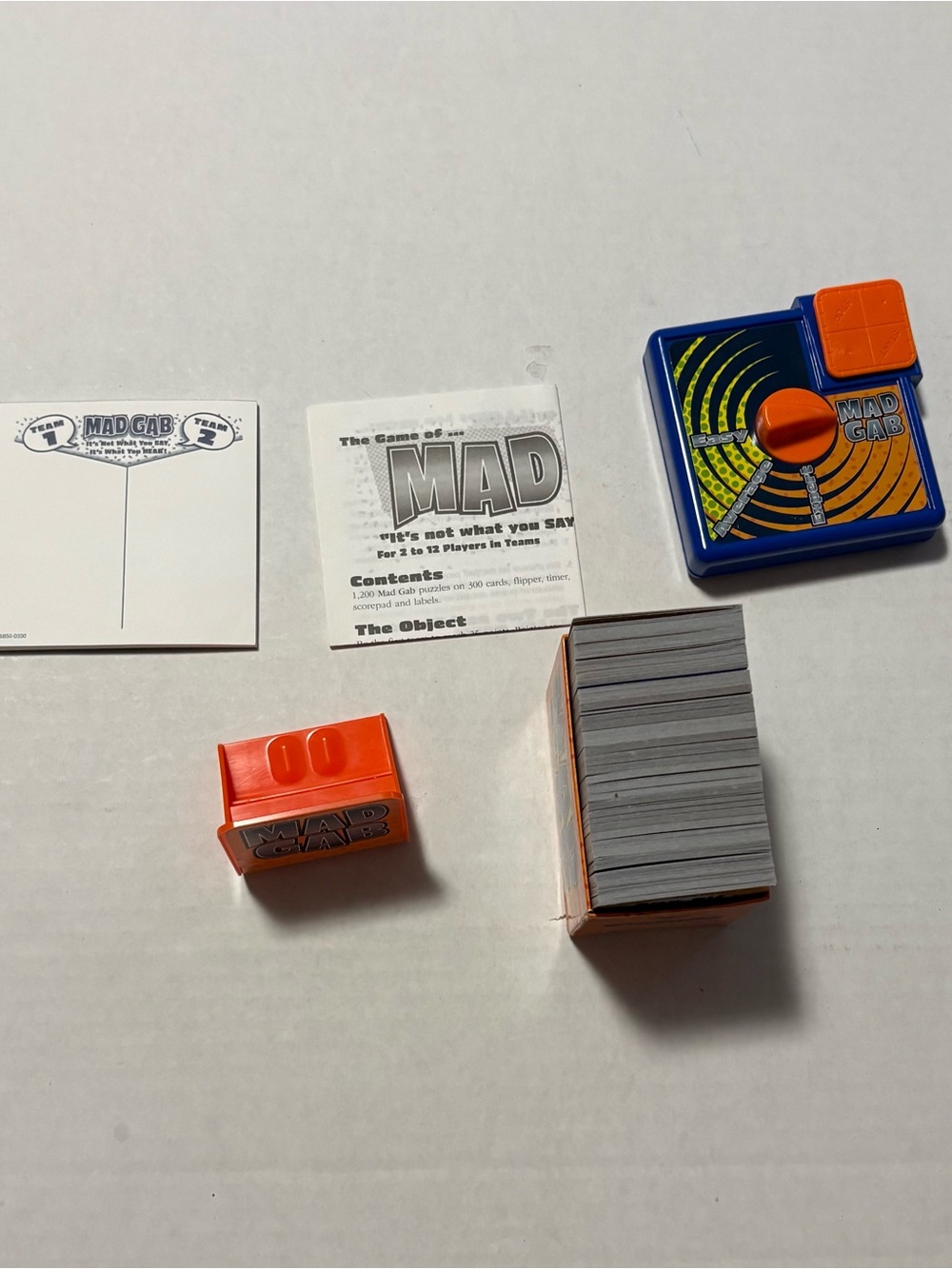Mad Gab Party Game - Orange Box - Picture 4 of 6